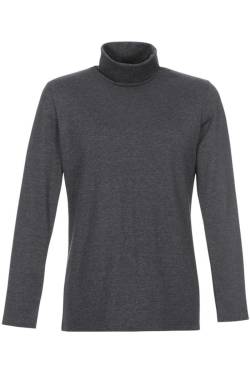 TRIGEMA Slim Fit Rollkragenpullover anthrazit, Melange von TRIGEMA