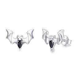 Fledermaus Ohrringe 925 Sterling Silber Tier Ohrstecker Fledermaus Schmuck Geburtstagsgeschenk zum Abschluss für Frauen Mädchen von TRISHULA