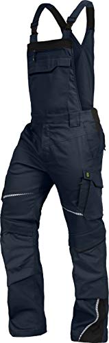 TRIUSO Leib Wächter Flex-Line Herren Latzhose flexibel mit Spandex (Marine/schwarz, 27) von TRIUSO