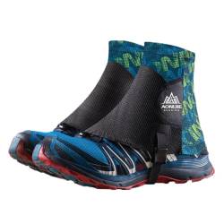 TRIWONDER Reflektierende Gamaschen, Trail Low Gaiters, Running Gamaschen mit UV-Schutz für Damen und Herren (Grün) von TRIWONDER