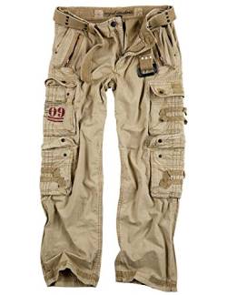 TROOPER Royal Traveler Trousers, Herren Cargo Hose, Royal Sahara 6XL von TROOPER