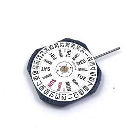 TRULOVE Uhrwerk für Japanisches VX43E Uhrwerk VX43 DREI Stift Doppelkalenderfenster Quarzwerk mit Batterie von TRULOVE