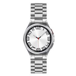 TRUMiRR Kompatibel mit Armband Samsung Galaxy Watch 5 Pro/Watch 6 4 Classic 47mm 46mm 43mm 42mm/Watch 6 5 4 44mm 40mm, Kein Gap Herren Ersatz Edelstahl Metallarmband Uhrenarmband Uhrband von TRUMiRR