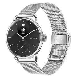 TRUMiRR Kompatibel mit Withings ScanWatch Hybrid 42mm 20mm Armband, Mesh Gewebtes Edelstahl Armband Quick Release Metall 20mm Uhrenarmband für Withings Steel HR 40mm / Steel HR Sport von TRUMiRR