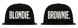 TRVPPY 5 Panel Snapback Cap Modell Brownie, Weiß-Schwarz von TRVPPY