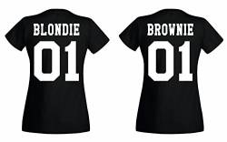TRVPPY BFF Damen T-Shirts/Modell Blondie/Schwarz/Gr. XL von TRVPPY