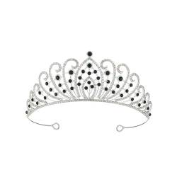 2 Stück Kronen-Haarband-Kopfschmuck, Prinzessin-Kronen-Stirnband for Frauen, Mädchen, Bräute, Hochzeit, Abschlussball, Geburtstagsfeier (Color : 2Pcs-Style 3) von TRgqify-KM
