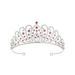 2 Stück Kronen-Haarband-Kopfschmuck, Prinzessin-Kronen-Stirnband for Frauen, Mädchen, Bräute, Hochzeit, Abschlussball, Geburtstagsfeier (Color : 2Pcs-Style 5) von TRgqify-KM