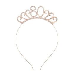 3-teiliges Kronen-Haarband-Kopfstück, Prinzessin-Kronen-Stirnband for Frauen, Mädchen, Bräute, Hochzeit, Abschlussball, Geburtstagsfeier (Color : Age 80-Style 2_3Pcs) von TRgqify-KM