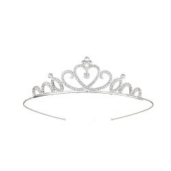 4 Stück Kronen-Haarband-Kopfschmuck, Prinzessinnen-Kronen-Stirnband for Frauen, Mädchen, Bräute, Hochzeit, Abschlussball, Geburtstagsfeier (Color : 4Pcs-Style 1) von TRgqify-KM