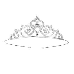 4 Stück Kronen-Haarband-Kopfschmuck, Prinzessinnen-Kronen-Stirnband for Frauen, Mädchen, Bräute, Hochzeit, Abschlussball, Geburtstagsfeier (Color : 4Pcs-Style 18) von TRgqify-KM
