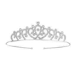 4 Stück Kronen-Haarband-Kopfschmuck, Prinzessinnen-Kronen-Stirnband for Frauen, Mädchen, Bräute, Hochzeit, Abschlussball, Geburtstagsfeier (Color : 4Pcs-Style 3) von TRgqify-KM
