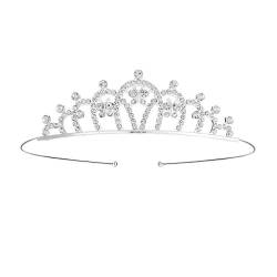 4 Stück Kronen-Haarband-Kopfschmuck, Prinzessinnen-Kronen-Stirnband for Frauen, Mädchen, Bräute, Hochzeit, Abschlussball, Geburtstagsfeier (Color : 4Pcs-Style 4) von TRgqify-KM