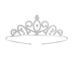 4 Stück Kronen-Haarband-Kopfschmuck, Prinzessinnen-Kronen-Stirnband for Frauen, Mädchen, Bräute, Hochzeit, Abschlussball, Geburtstagsfeier (Color : 4Pcs-Style 6) von TRgqify-KM