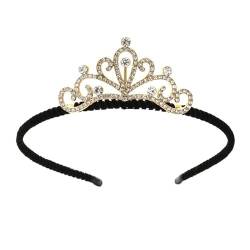 4 Stück Kronen-Haarband-Kopfschmuck, Prinzessinnen-Kronen-Stirnband for Frauen, Mädchen, Bräute, Hochzeit, Abschlussball, Geburtstagsfeier (Color : Style 3_4Pcs) von TRgqify-KM