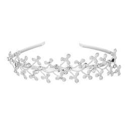 4 Stück Kronen-Haarband-Kopfschmuck, Prinzessinnen-Kronen-Stirnband for Frauen, Mädchen, Bräute, Hochzeit, Abschlussball, Geburtstagsfeier (Color : Style 4_4Pcs) von TRgqify-KM