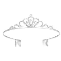 5 Stück Kronen-Haarband-Kopfschmuck, Prinzessin-Kronen-Stirnband for Frauen, Mädchen, Bräute, Hochzeit, Abschlussball, Geburtstagsfeier (Color : 5Pcs-Style 4) von TRgqify-KM