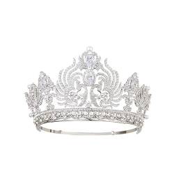 Kronen-Haarband-Kopfschmuck, Prinzessin-Kronen-Stirnband for Frauen, Mädchen, Bräute, Hochzeit, Abschlussball, Geburtstagsfeier (Color : Style 7) von TRgqify-KM