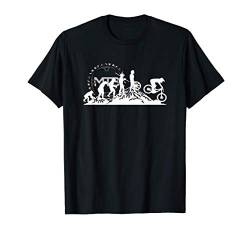 Evolution Downhill Mountain Bike MTB Mountain Biking T-Shirt von TS - SHOP