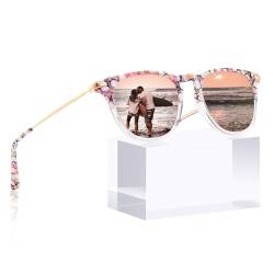 TSEBAN Vintage Polarisierte Damen Sonnenbrille Frauen 100% UV Schutz Sonnebrille R10 von TSEBAN