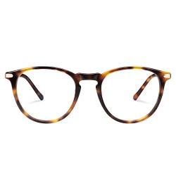 TSEBAN Vintage Polarisierte Damen Sonnenbrille Frauen Blaulichtfilter Brille, Acetat-Rahmen & UV 400 Schutz von TSEBAN