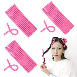 TSHAOUN 30 Stück Lockenwickler Curler Flexible Schaum Schwamm für Frauen Mädchen Haare DIY Designs Flexible Lockenstab Twist Schaum Für schöne und natürliche Locken (Zufällige Farbe) von TSHAOUN