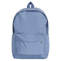 Schulrucksack Jungen Mädchen Teenager, Rucksack Lightweight Schultasche, Casual Daypack High School Rucksäcke für College Student Draußen Reisen Sports Tasche A4 Zeitschrift iPad (Blau) von TSLBW