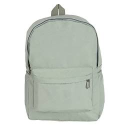 Schulrucksack Jungen Mädchen Teenager, Rucksack Lightweight Schultasche, Casual Daypack High School Rucksäcke für College Student Draußen Reisen Sports Tasche A4 Zeitschrift iPad (Grün) von TSLBW