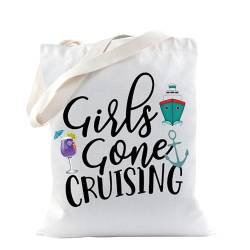 Cruise Gift Damen Mädchen Gone Cruising Cruise Kosmetiktasche Urlaub Reise Kulturbeutel Kreuzfahrt Cruising Lover Geschenk Mädchen Wochenende Geschenk, U.cruising Tragetasche, Kosmetiktaschen von TSOTMO