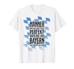 Herren Männer aus Bayern (Rauten Weiß-Blau) Bayerische Männer T-Shirt von TSS Bayern T-Shirts & Geschenke