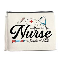 TSUYAWU Krankenschwester-Geschenke für Frauen, lustige Krankenschwester-Geschenke, Make-up-Tasche, Geschenk für Schule, Krankenschwester, Krankenschwester, Zubehör, Krankenschwester, neue von TSUYAWU