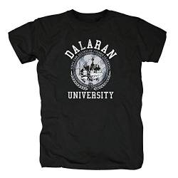 TSP Dalaran University Herren T-Shirt Wow Nerd Gamer M Schwarz von TShirt-People