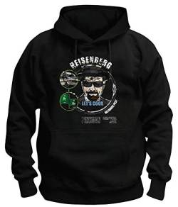 TSP Heisenberg - Lets Cook Kapuzen-Sweatshirt Herren L Schwarz von TShirt-People