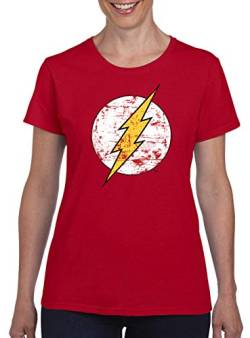 TSP The Flash Logo Damen T-Shirt M Rot von TShirt-People