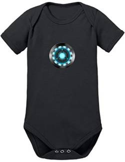 TShirt-People Arc Reactor Baby Body 62 Schwarz von TShirt-People