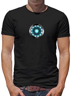 TShirt-People Arc Reactor T-Shirt Herren 5XL Schwarz von TShirt-People