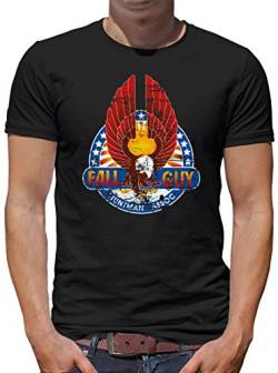 TShirt-People Fall Guy Assoc T-Shirt Herren M Schwarz von TShirt-People