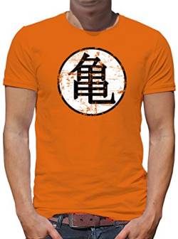 TShirt-People Goku Roshi Master T-Shirt Herren XXXL Orange von TShirt-People
