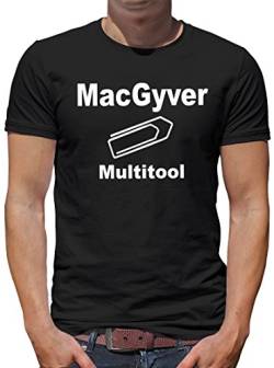 TShirt-People MacGyvers Multitool T-Shirt Herren XXXL Schwarz von TShirt-People