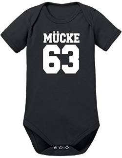 TShirt-People Mücke 63 Baby Body 56 Schwarz von TShirt-People