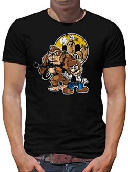 TShirt-People Solo Mario T-Shirt Herren L Schwarz von TShirt-People