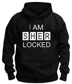 TShirt-People TSP I am Sherlocked Kapuzen-Sweatshirt Herren XL Schwarz von TShirt-People