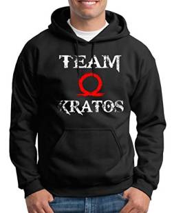 TShirt-People Team Kratos Kapuzenpullover Herren XL Schwarz von TShirt-People