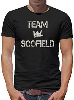 TShirt-People Team Scofield T-Shirt Herren L Schwarz von TShirt-People