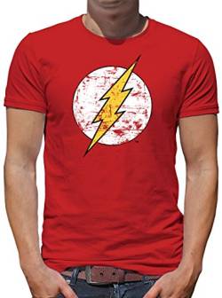 TShirt-People The Flash Logo T-Shirt Herren XL Rot von TShirt-People