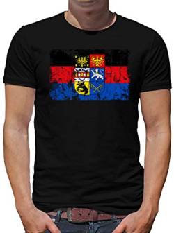 TShirt-People Vintage Flagge Ostfriesland T-Shirt Herren XXL Schwarz von TShirt-People