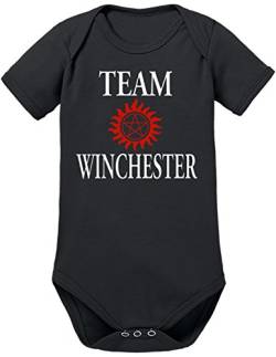 TShirt-People Winchester Bros Luzifer Baby Body 68 Schwarz von TShirt-People