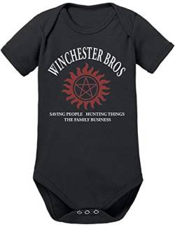 TShirt-People Winchester Bros - The Family Business Baby Body 56 Schwarz von TShirt-People