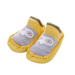 Baby Lauflernschuhe Krabbelschuhe Hausschuhe Socken Kleinkind Mädchen Hausschuhe Baumwolle Neugeborene Jungen Warme Lauflernschuhe Weiche Sohle rutschfest Krabbelschuhe (F, 12-18 M) von TT-