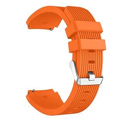 Kompatibel mit Samsung Galaxy Watch 3 Armband , Silikon Atmungsaktive Ersatz Ersatzarmbänder Uhrenarmband Sportarmband Sports Causal Armbänder für Galaxy Watch 3 armband (Orange) von TT-